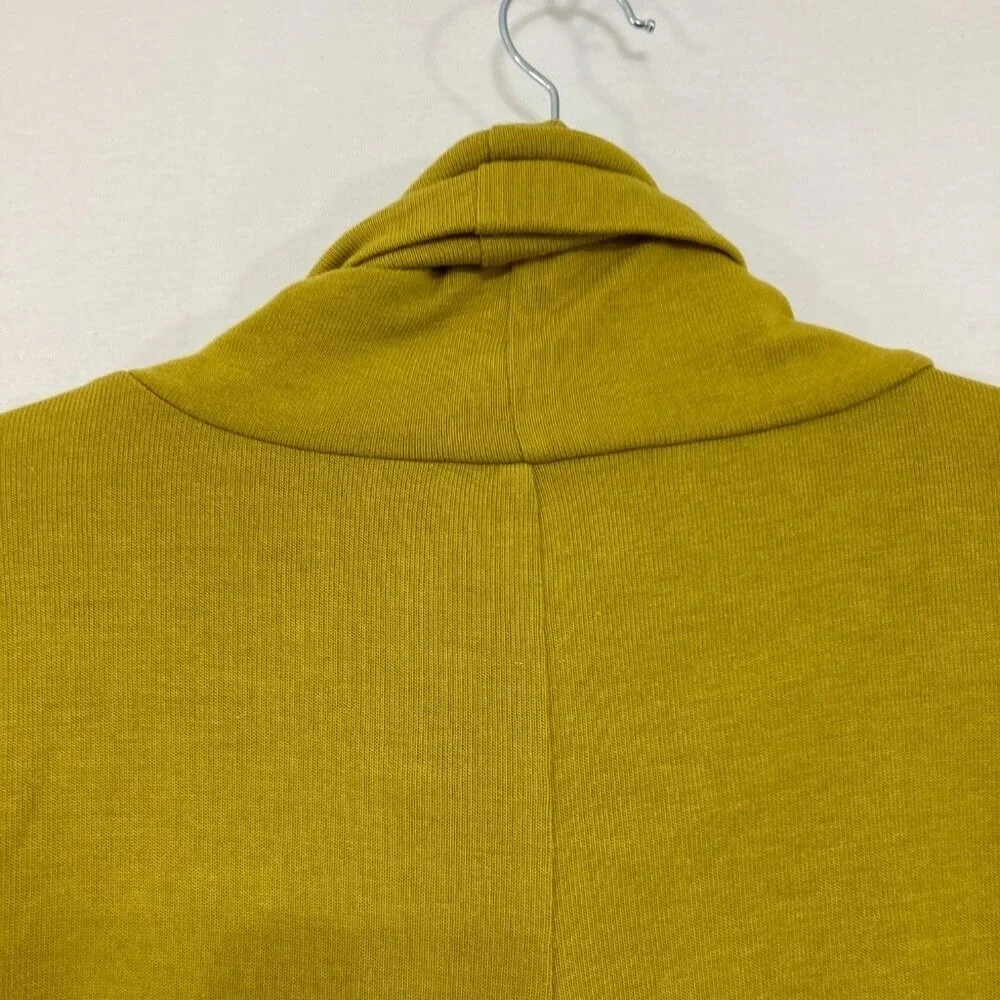 New Chelsea & Theodore Large‎ Turtle Neck Ruffle Dolman Sleeve Knit Sweater